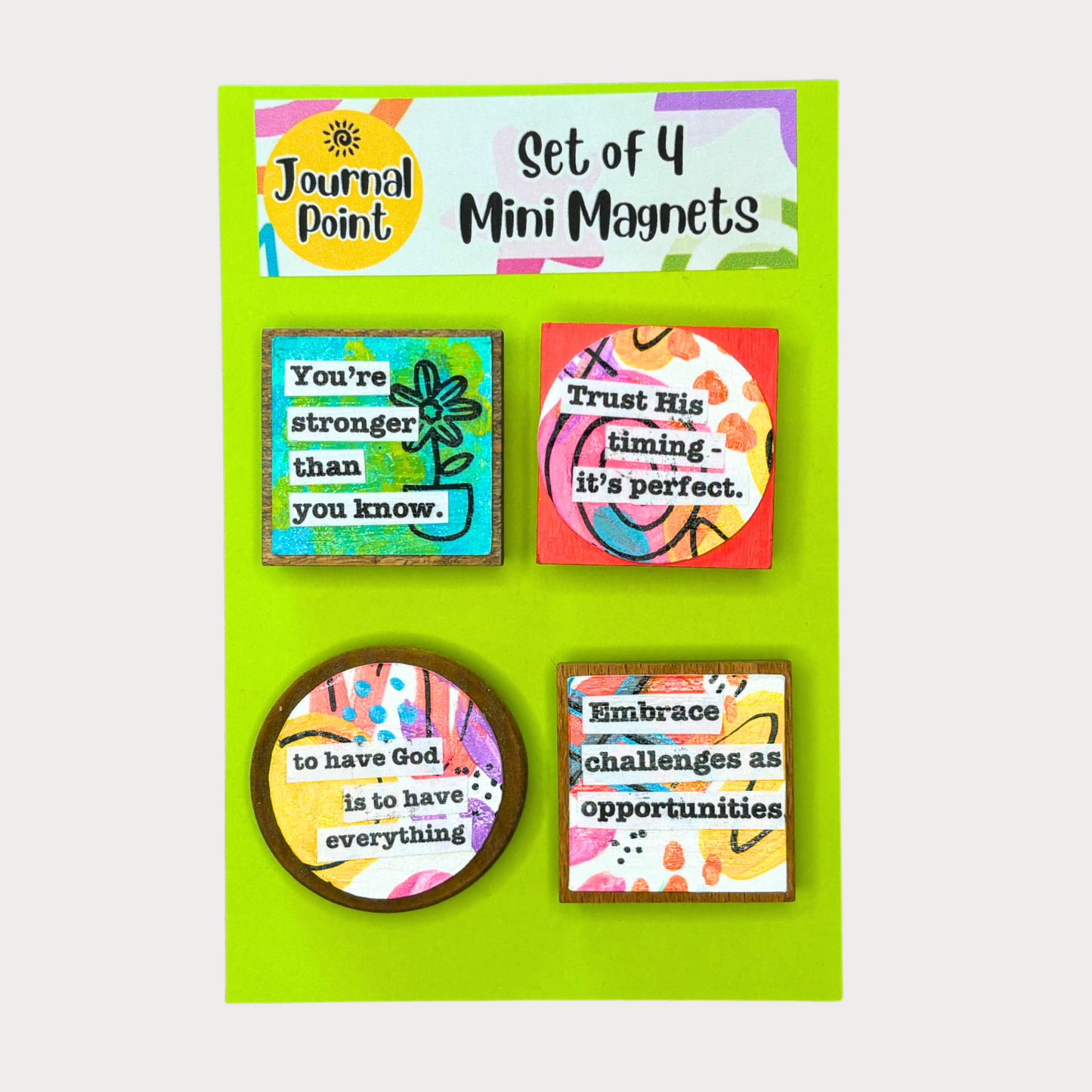 Mini Magnets Set of 4