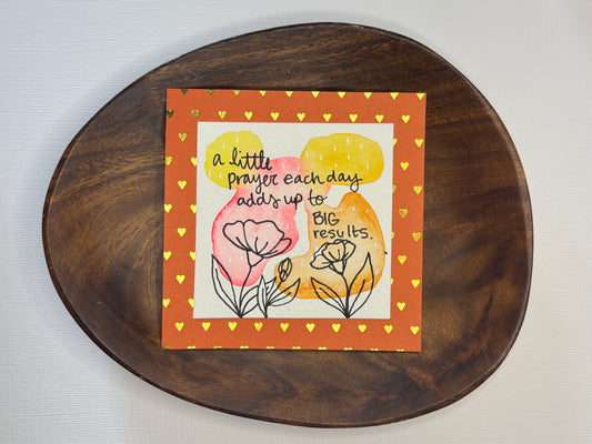 A Little Prayer A Day - Mini Painting