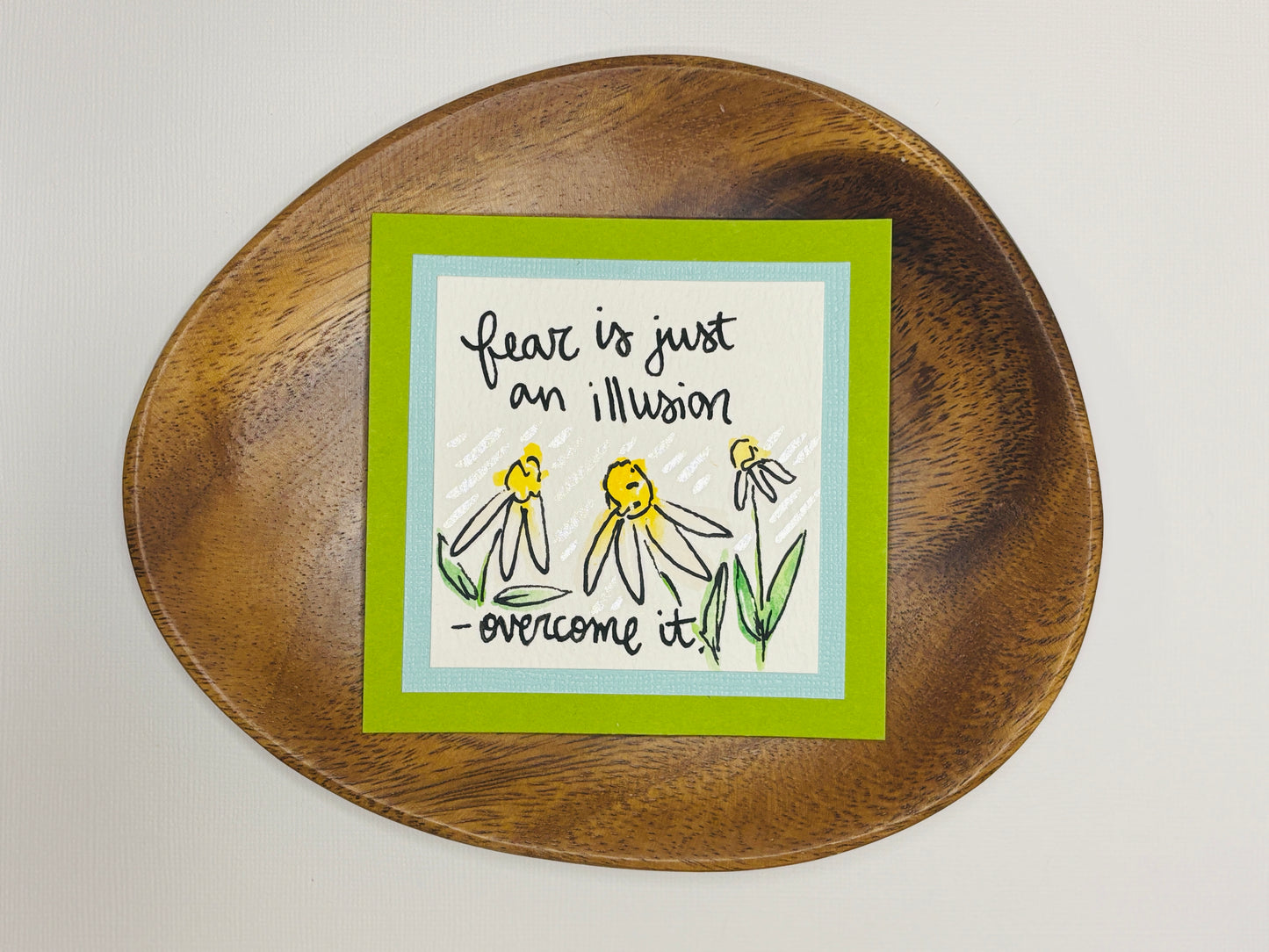 Fear is an Illusion - Mini Painting