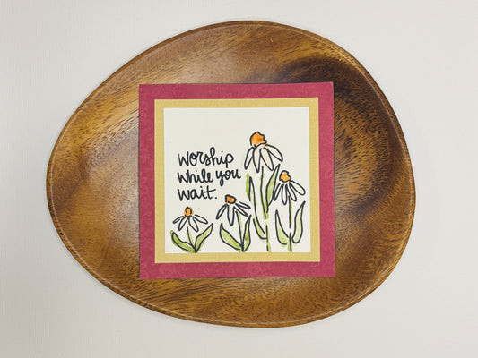 Worship While You Wait - Mini Painting