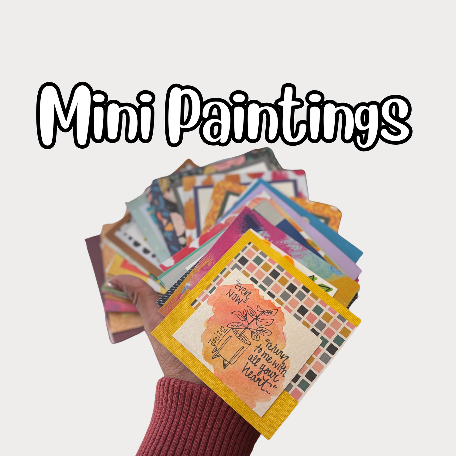 4"x4" Mini Paintings