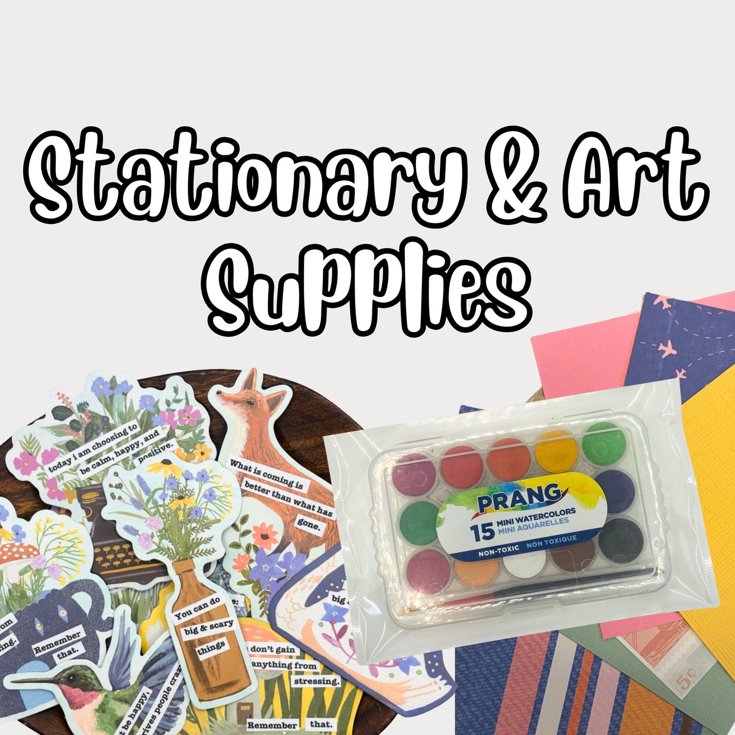 Stationary and art supplies