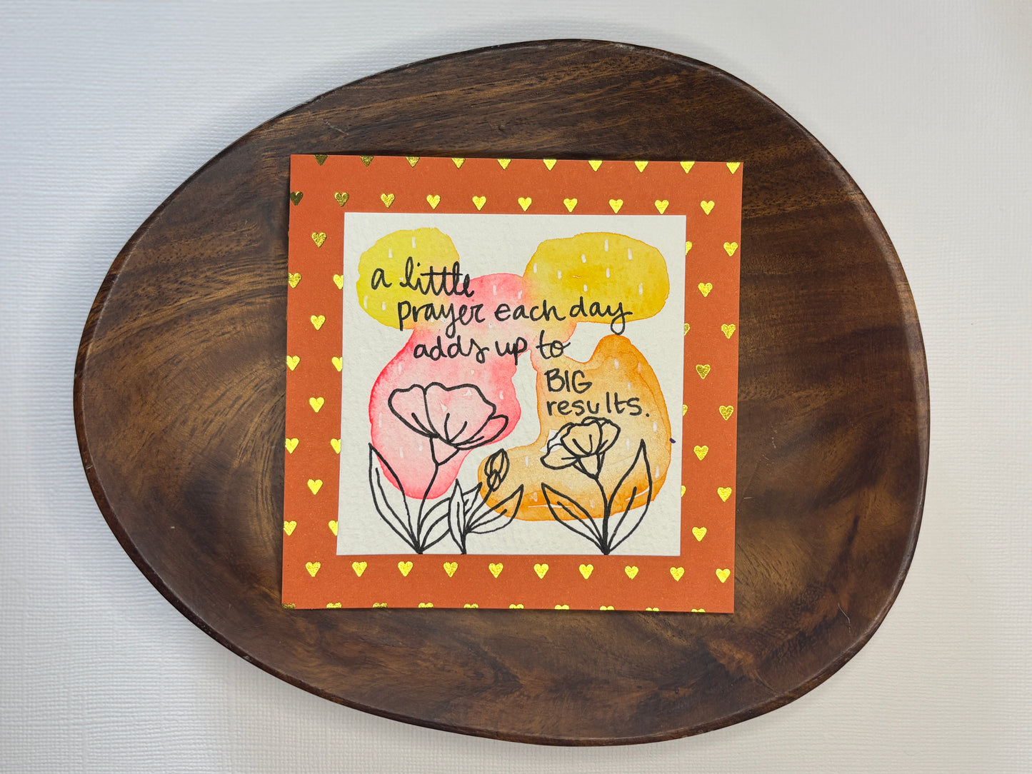 A Little Prayer A Day - Mini Painting