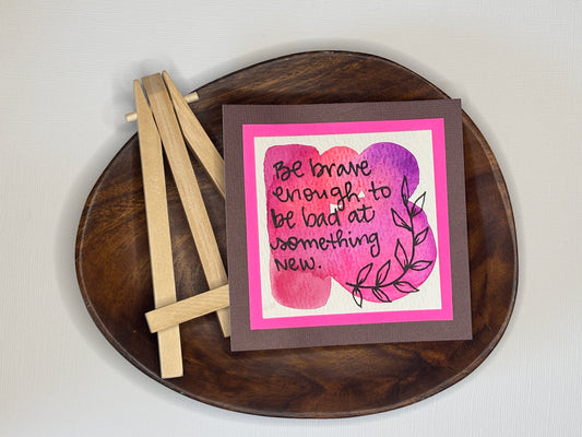 COURAGE Themed Mini Paintings