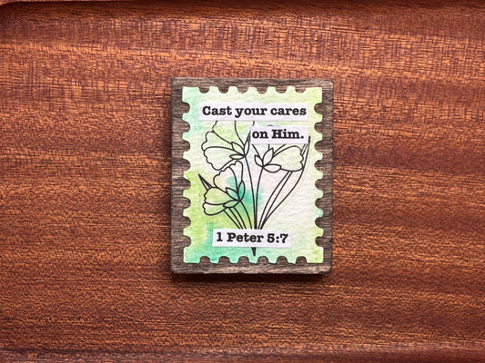 Cast Your Cares - Magnet