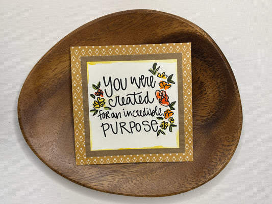 Created with Purpose - Mini Painting