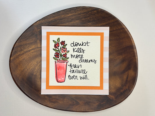 Doubt Kills - Mini Painting