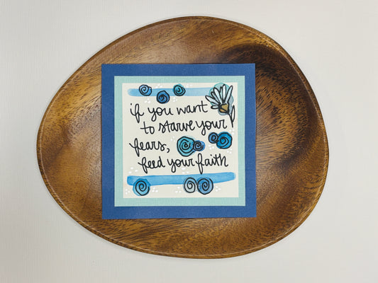 Feed Your Faith - Mini Painting