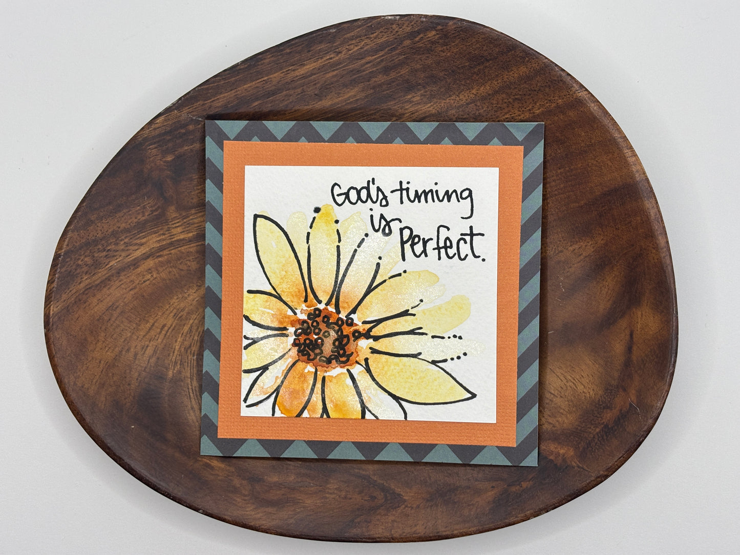 God's Timing is Perfect - Mini Painting