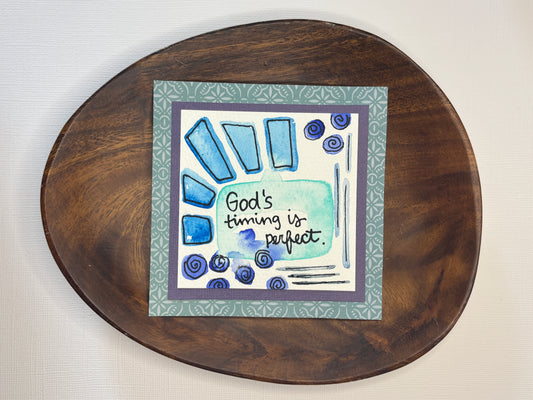 God's Timing is Perfect - Mini Painting