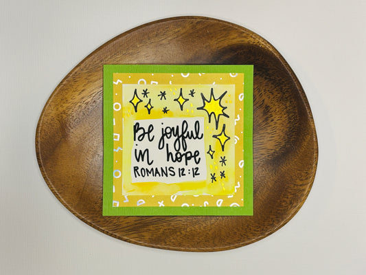 Be Joyful - Mini Painting