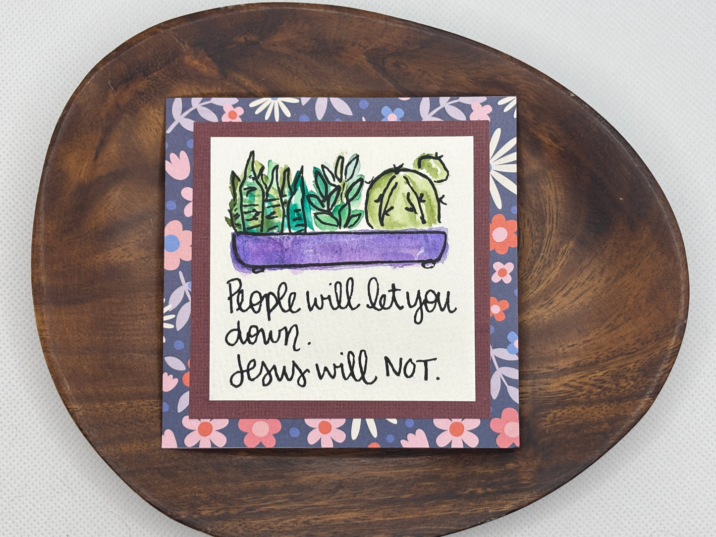 People Will Let You Down - Mini Painting