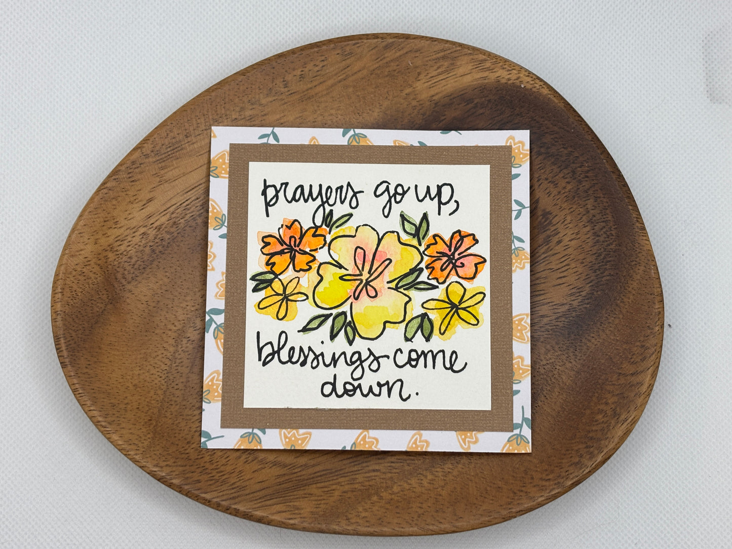 Prayers Up - Mini Painting