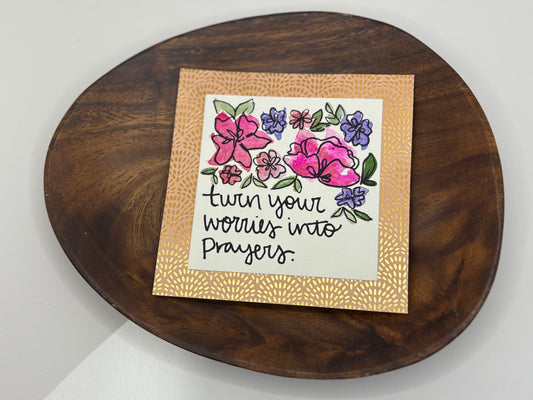 Turn Your Worries - Mini Painting