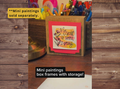 Box Frame + 3 Mystery Artwork Starter Pack